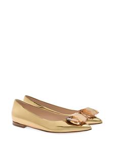 Gianvito Rossi Jaipur metallic-effect pumps - Goud