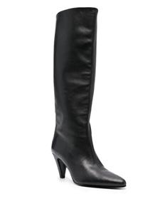 Claudie Pierlot knee-high 75mm boots - Zwart