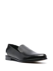 Alexander McQueen mirrored-heel counter loafers - Zwart