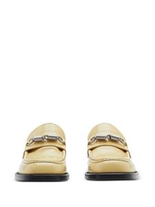 Burberry Barbed leather loafers - Beige
