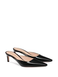 Gianvito Rossi Lindsay 55mm leather mules - Zwart