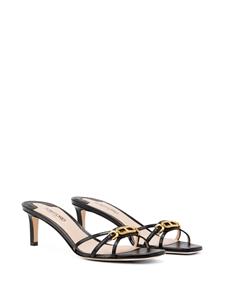 TOM FORD Whitney 55mm leather mules - Zwart