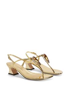 Giuseppe Zanotti Anthonia sandalen verfraaid met stras - Goud