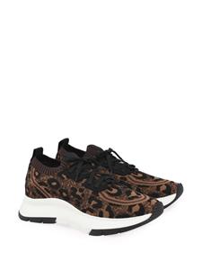 Gianvito Rossi Glover leopard-print sneakers - Bruin