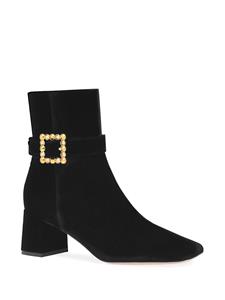 Gianvito Rossi Wondy buckled ankle boots - Zwart