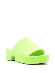 XOCOI Slippers met plateauzool - Groen