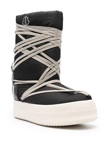 Moncler x Rick Owens Bigrocks snow boots - Zwart