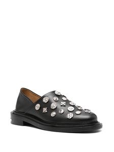 Toga Virilis stud-embellished loafers - Zwart