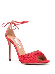 Aquazzura Bellini Beauty leren sandalen - Rood