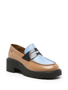 Camper Milah Twins leather loafers - Blauw