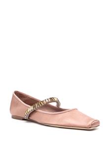 Tory Burch Crystal Ballet flat shoes - Roze