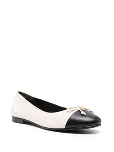 Tory Burch embellished ballerina shoes - Wit