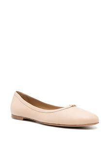 Chloé Marci leather ballerina shoes - Beige