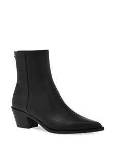Gianvito Rossi Kinney pointed-toe ankle boots - Zwart