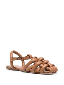 Hereu Cabersa padded leather sandals - Bruin