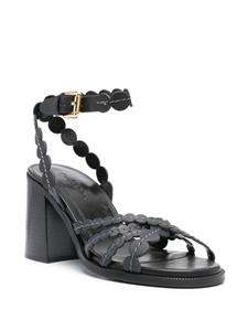 See by Chloé 90mm leather sandals - Zwart