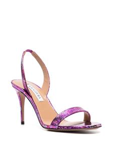 Aquazzura Sandalen met metallic-effect - Roze