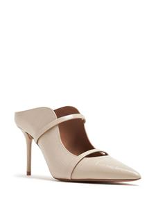 Malone Souliers Maureen 100mm leather mules - Beige