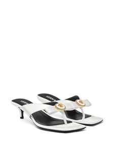Versace Gianni 45mm leather sandals - Wit
