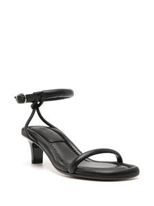 ISABEL MARANT Belsa 60mm padded leather sandals - Zwart