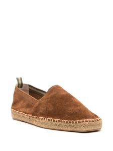 Castañer braided-raffia suede espadrilles - Bruin