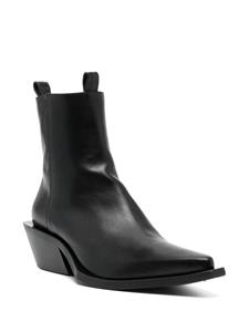 JORDANLUCA Zephyr 65mm leather boots - Zwart