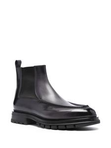 Santoni leather Chelsea boots - Grijs