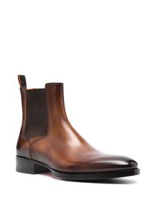 Santoni leather Chelsea boots - Bruin