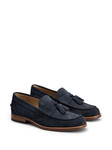Tod's tassel-detail suede loafers - Blauw