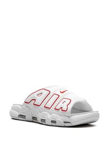 Nike Air More Uptempo Air More White/Red slides - Wit