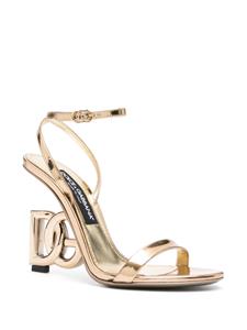 Dolce & Gabbana Keira 105mm leather sandals - Goud