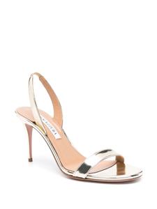 Aquazzura So Nude 85mm sandals - Goud