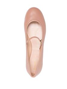 Gianvito Rossi Carla leather ballerina shoes - Beige