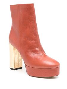 Madison.Maison Astrelle 110mm leather boots - Bruin