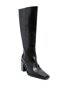 ALOHAS Berta 80mm leather boots - Zwart