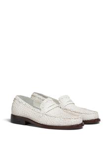 Marni Leren loafers - Wit