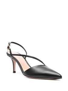 Gianvito Rossi 75mm leather pumps - Zwart