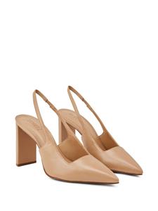 Schutz pointed-toe slingback leather pumps - Beige