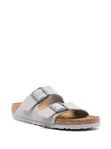 Birkenstock Arizona leather flat sandals - Grijs
