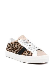 D.A.T.E. Hill Low leopard-print sneakers - Bruin