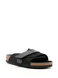 Birkenstock Kyoto suede flat sandals - Zwart