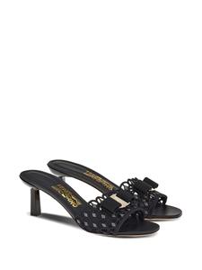 Ferragamo Vara sandalen met strikdetail - Zwart