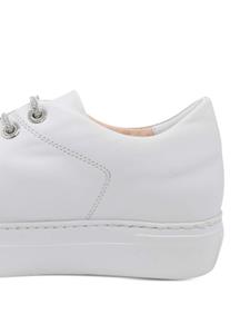 AGL Crystal leather sneakers - Wit
