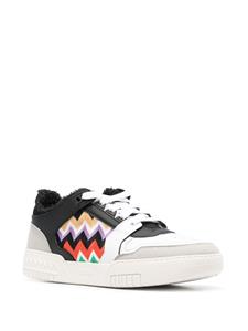 Missoni Sneakers met colourblocking - Wit