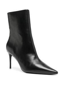 BLACK SUEDE STUDIO Dahlia 80mm leather ankle boots - Zwart