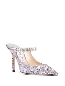 Jimmy Choo Bing 100 mules - Zilver