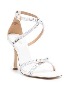 Michael Michael Kors Celia 105mm crystal-embellished sandals - Wit