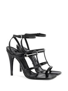 Gucci Horsebit caged sandals - Zwart