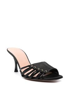 Malone Souliers Bexley 80mm leather sandals - Zwart