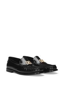 Dolce & Gabbana Loafers met logoplakkaat - Zwart